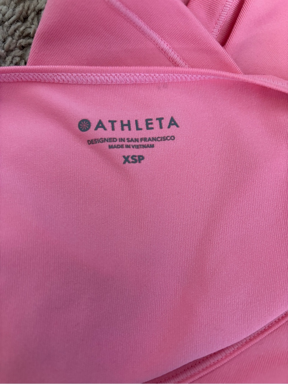 Athleta Pink Racerback Performance Tank - Picture 3 of 3